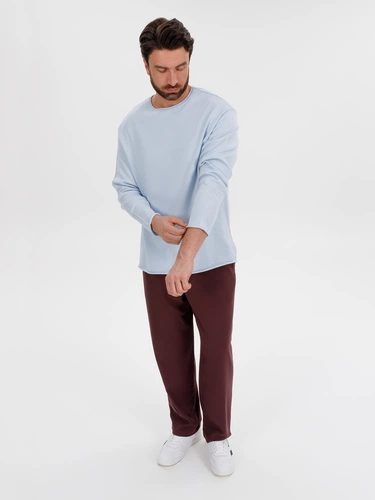 Лонгслив унисекс Siluetti Fuori, светло-голубой