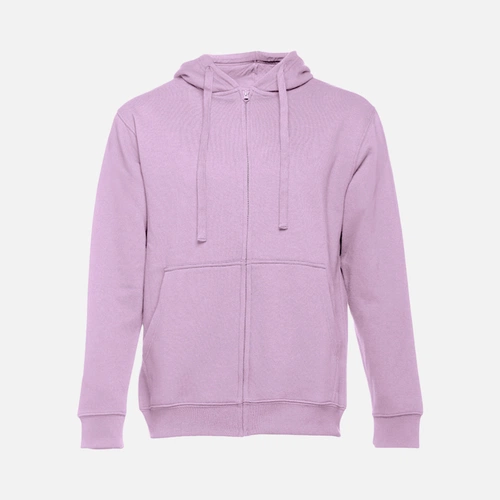 Толстовка мужская на молнии с капюшоном Amsterdam, сиреневая