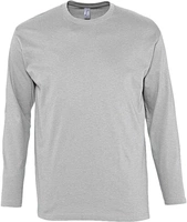 Футболка с длинным рукавом Monarch 150, серый меланж