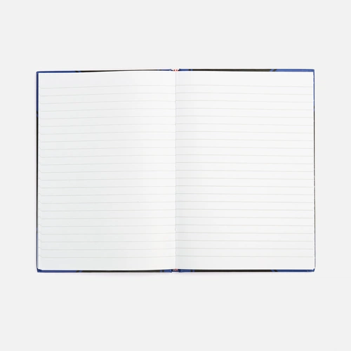 Блокнот Accenti, черный с синим