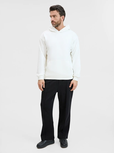 Худи унисекс оверсайз Songo, молочно-белое