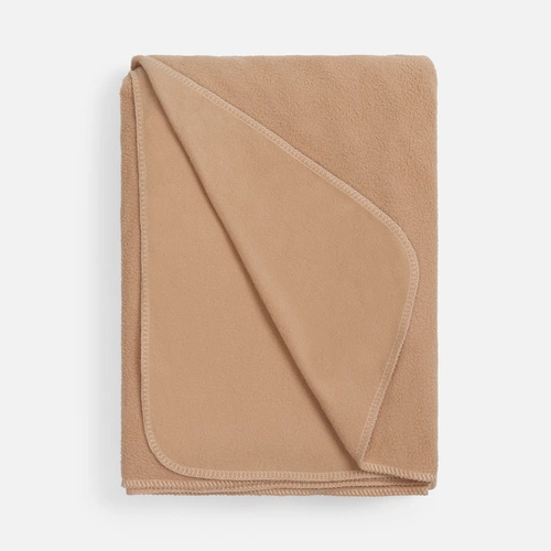 Флисовый плед Warm&Peace, бежевый