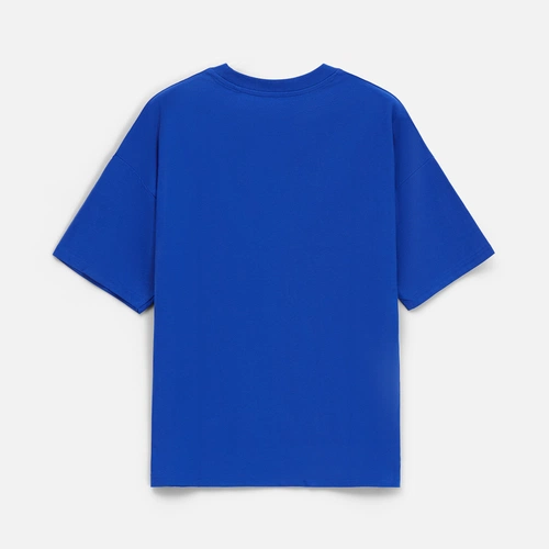 Футболка унисекс оверсайз T3, синяя