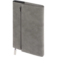 Ежедневник Grace на заказ, недатированный, серый