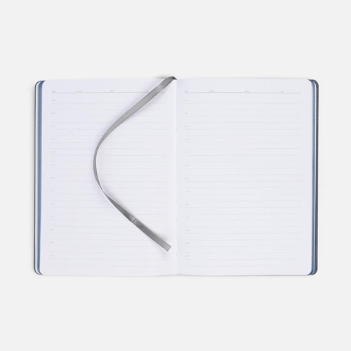 Ежедневник Frame, недатированный,синий с серым