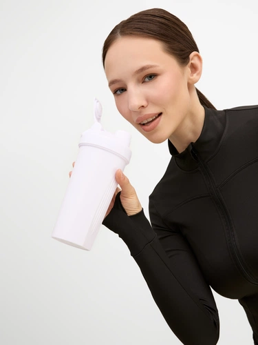 Спортивный шейкер Shake It Easy, белый