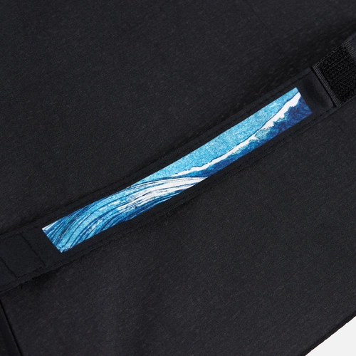 Зонт-трость Domelike, черный с нанесением