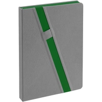 Ежедневник Rubikon на заказ, недатированный серо-зеленый