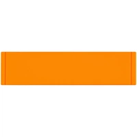 Лейбл из ПВХ Tarea, оранжевый неон