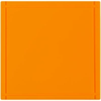 Лейбл из ПВХ Dzeta, L, оранжевый неон