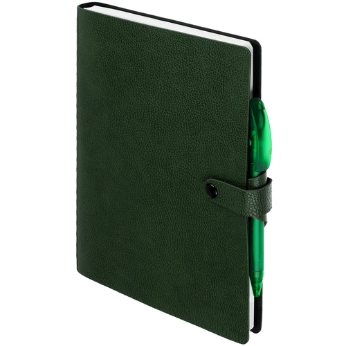 Ежедневник Strep Front на заказ, недатированный, зеленый