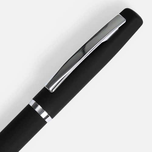 Ручка шариковая Bolt Soft Touch, черная