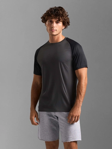 Футболка спортивная унисекс Vortex, ярко-бирюзовая