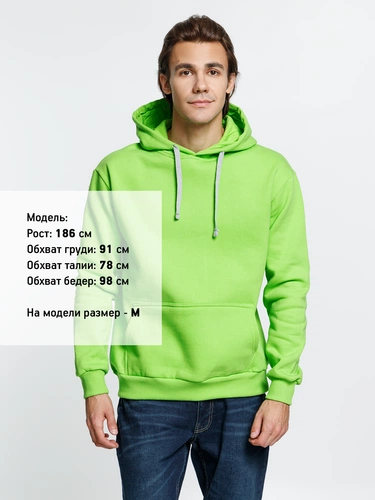 Толстовка с капюшоном Kirenga Heavy, зеленое яблоко