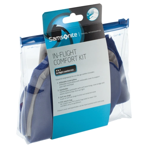 Набор дорожный Comfort Travelling, серый, синий