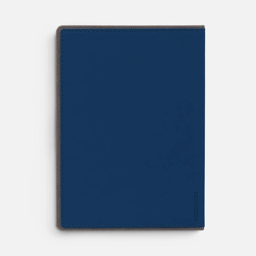 Ежедневник Frame, недатированный,синий с серым