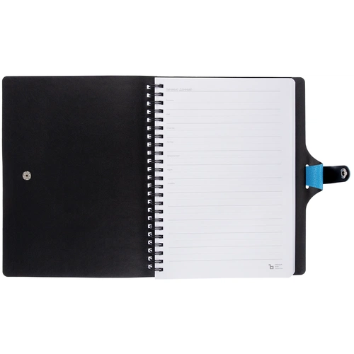 Ежедневник Strep Front на заказ, недатированный, голубой