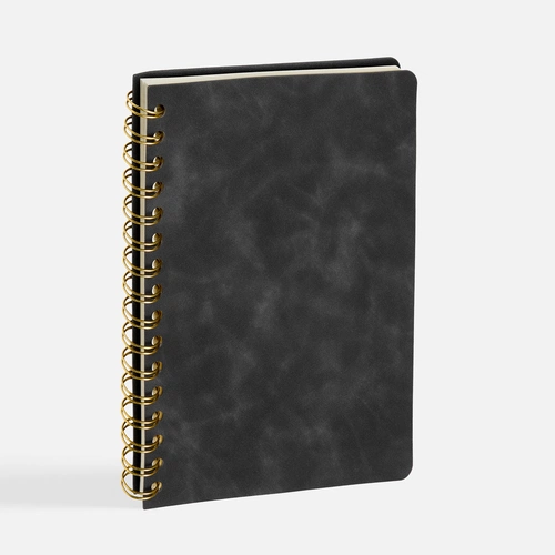 Ежедневник Spiral, недатированный, черный