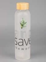 Бутылка для воды Nube, матовая с круговой шелкографией и UV-DTF-печатью