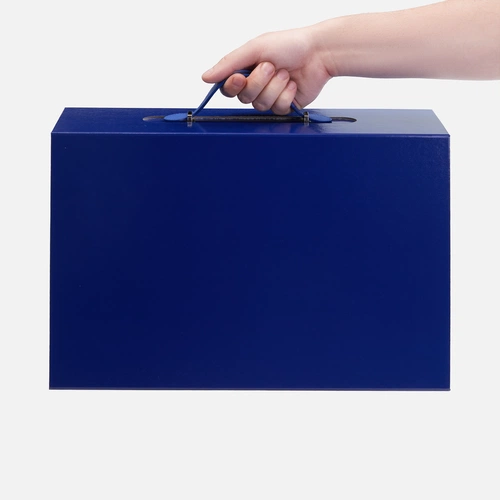 Коробка складная Holdfold, L, синяя