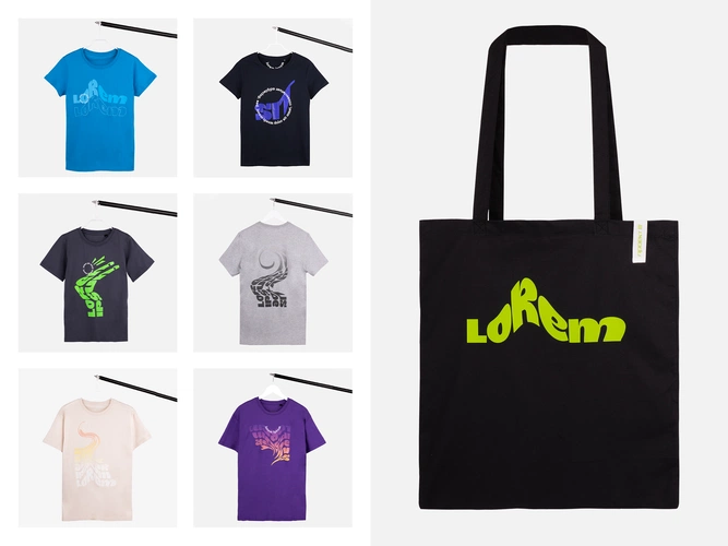 Сет футболок T-bolka с нанесением