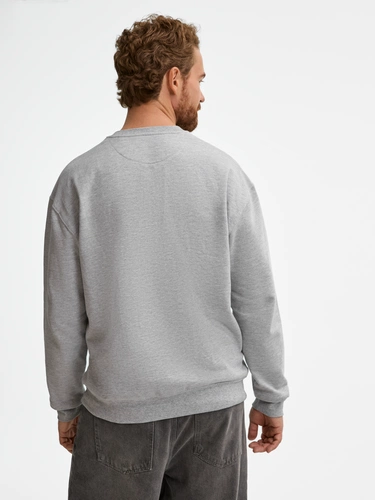 Свитшот унисекс Columbia, серый меланж