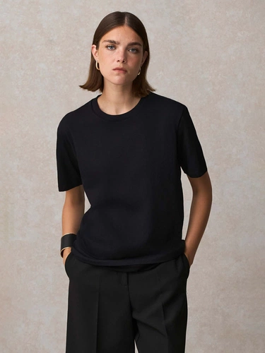 Футболка унисекс Lyam, молочно-белая