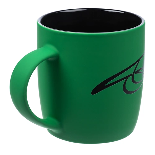 Кружка Surprise Touch Black с нанесением, зеленая