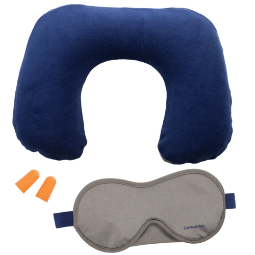 Набор дорожный Comfort Travelling, серый, синий