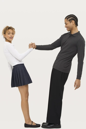 Рубашка поло мужская с длинным рукавом Perfect LSL Men, черная