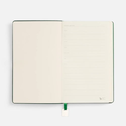 Ежедневник Shall Light, недатированный, зеленый