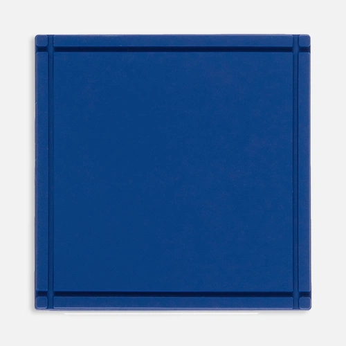 Лейбл из ПВХ Dzeta, L, синий