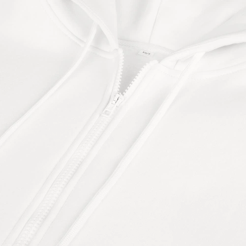Толстовка унисекс оверсайз Zippy, белая