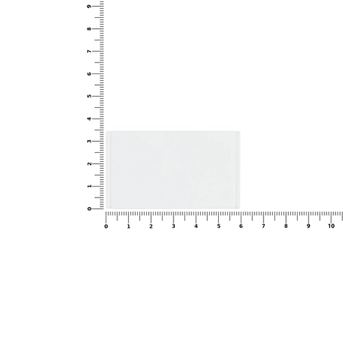 Лейбл из ПВХ Dzeta, M, белый