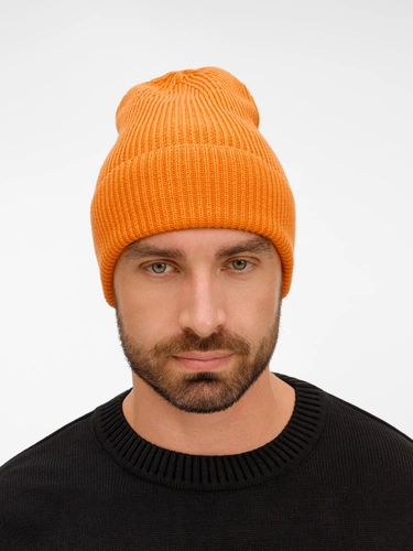 Шапка Nobilis Mono, оранжевая (абрикос)
