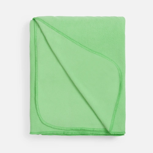 Флисовый плед Warm&Peace, светло-зеленый