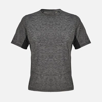 Футболка спортивная унисекс Storm, черный меланж