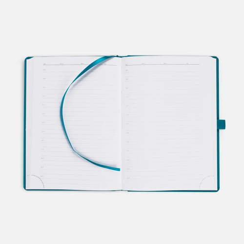 Ежедневник Favor, недатированный, бирюзовый