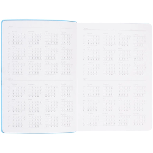 Ежедневник Flexpen Shall, недатированный, голубой