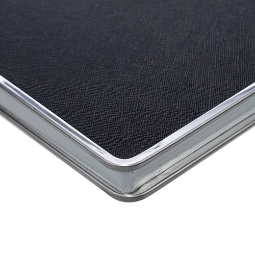 Ежедневник Frame Metal, недатированный, черный