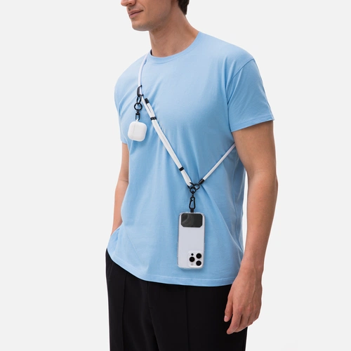 Шнурок для телефона OmniHold, белый