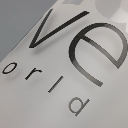 Бутылка для воды Nube, матовая с круговой шелкографией и UV-DTF-печатью