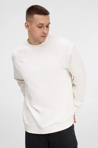 Свитшот унисекс Sinkopa, молочно-белый