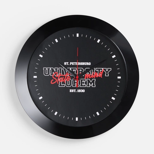 Часы настенные Vivid Large, черные