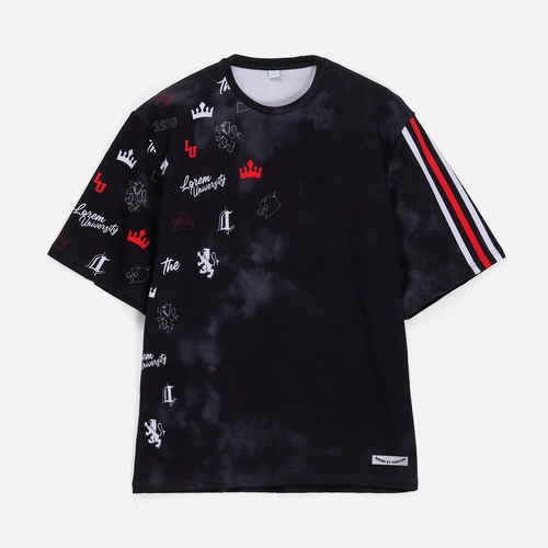Футболка оверсайз Originelli Terry с полной запечаткой