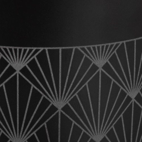 Кружка с ложкой Eco Fusion, черная с лазерной гравировкой и УФ-ДТФ-печатью