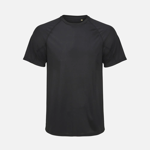 Футболка спортивная унисекс Vortex, черная