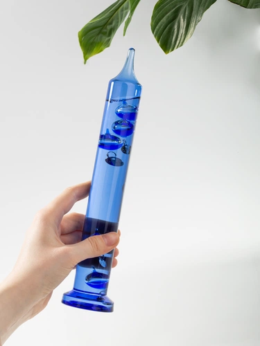 Термометр стеклянный «Галилео», голубой