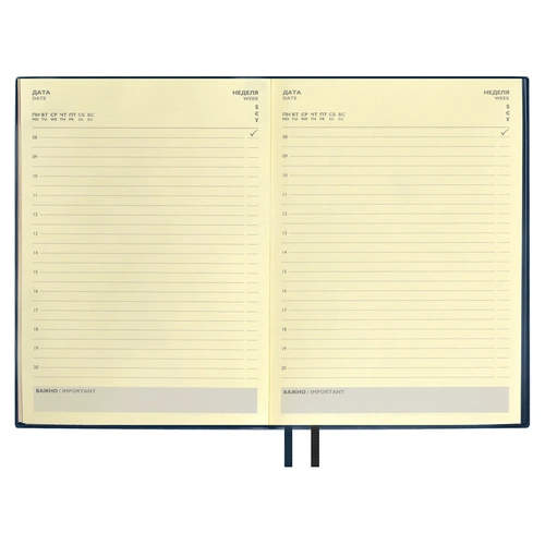 Ежедневник Avila, недатированный, синий