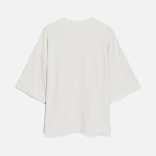 Футболка оверсайз унисекс T9, молочно-белая